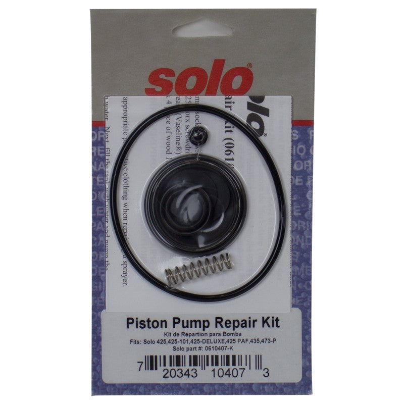 Solo 0610407-K Piston Pump Repair Kit For Solo Backpack Sprayers