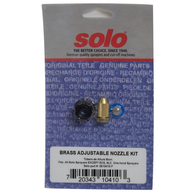 Solo 0610410-P Brass Adjustable Spray Nozzle For Backpack Sprayers