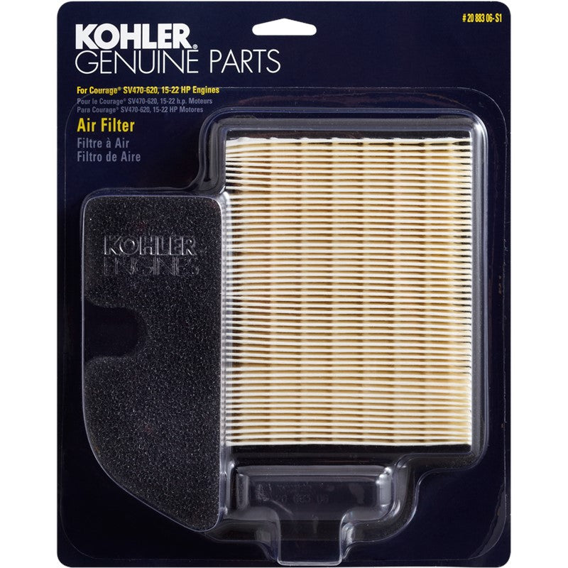 Kohler 20 883 06-S1 Air Filter & Pre-Cleaner Kit