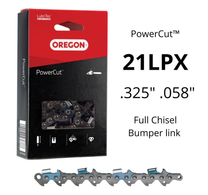 Oregon PowerCut Chainsaw Chain 21LPX078G .325" Pitch .058" Gauge 78 DL