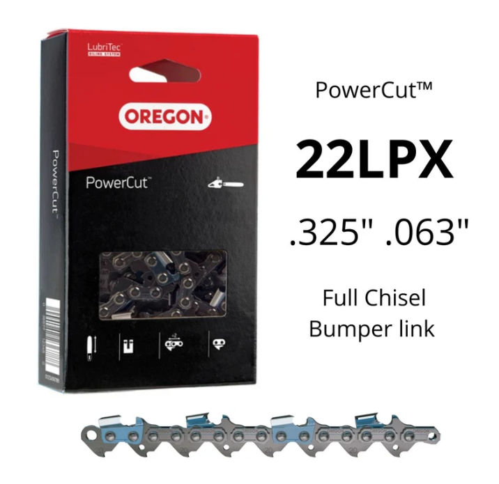 Oregon PowerCut Chainsaw Chain 22LPX068G .325" Pitch .063" Gauge 68 DL