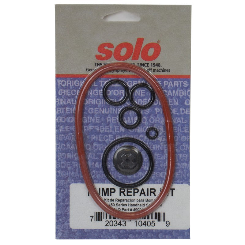 Solo 4900405-K Pump Repair Kit NBR Seals For Backpack Sprayers