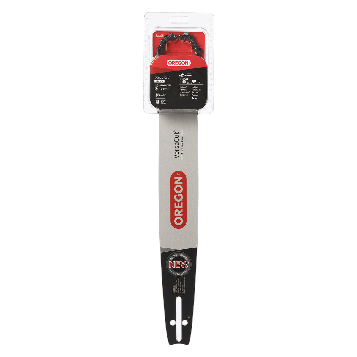 OREGON 579809 COMBO, 18IN BAR/CHAIN, VERSACUT™ .325
