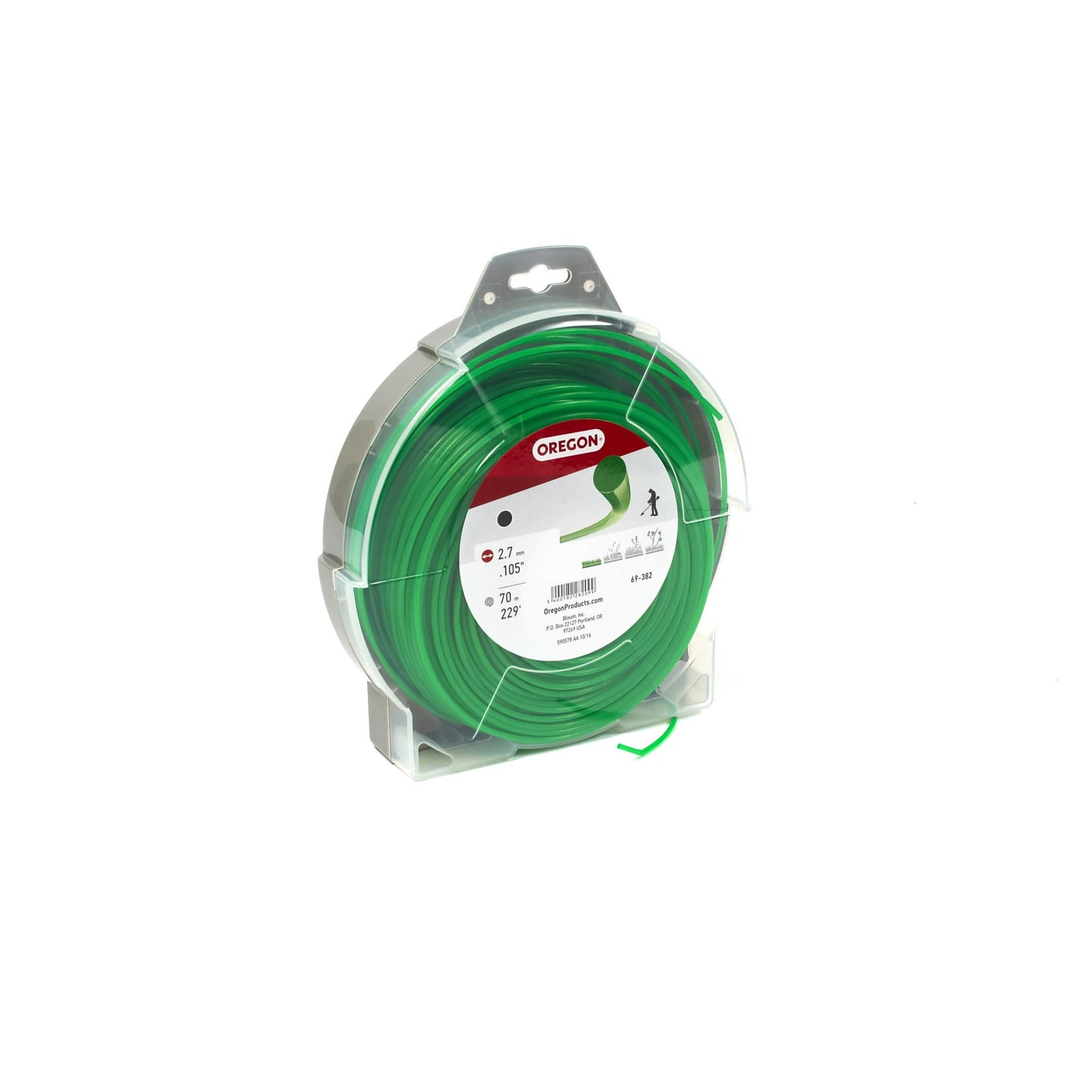 Oregon 69-382 Round Trimmer Line .105" 230' 1 lb Donut