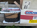 Carlton 100' Chainsaw Chain Reel 3/8" Pitch 0.063" Gauge Semi-Chisel Bulk Chain