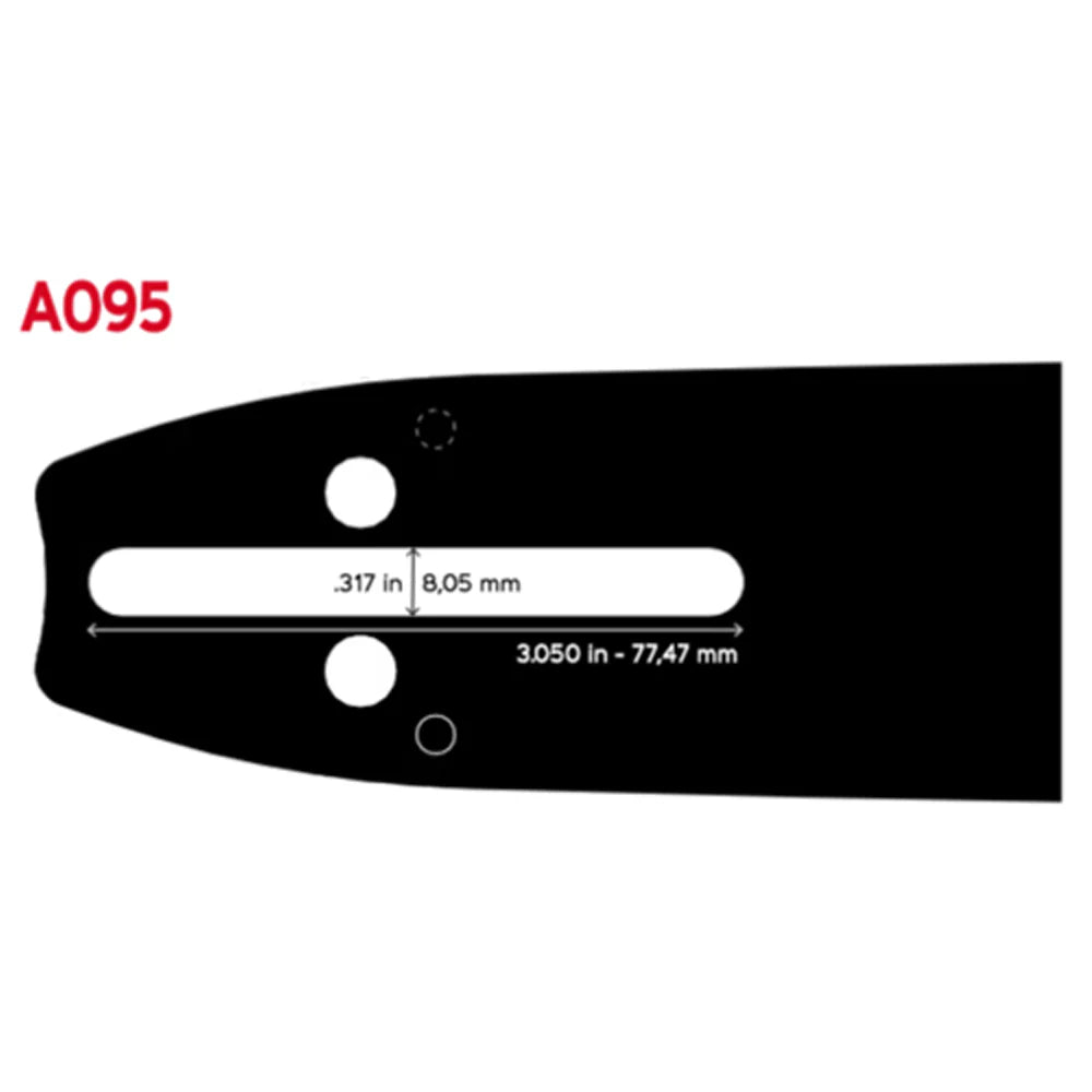 Oregon 12" Chainsaw Standard Guide Bar 124MLEA095