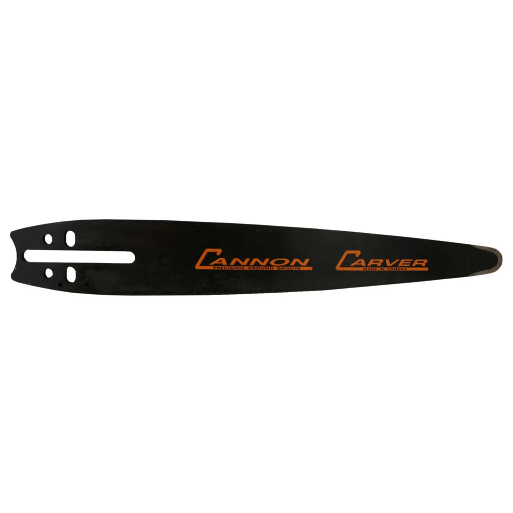 Cannon 12" Dime Tip Carving Bar Fits Stihl, Husqvarna & Dolmar, 1/4" Pitch, .050" Gauge, 63DL