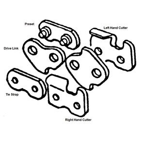Oregon Drive Link for 18HX (.404") Harvester Chain