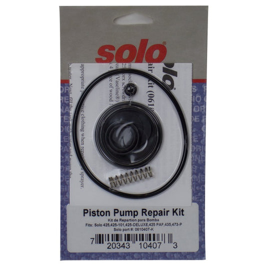 Solo 0610407-K Piston Pump Repair Kit For Solo Backpack Sprayers