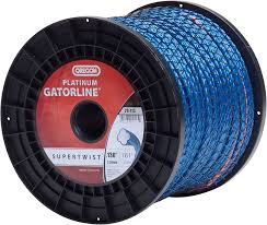 OREGON TRIMMER LINE 20-115 GATORLINE, PLATINUM .130" 5LB SPOOL, 761'