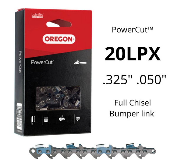 Oregon PowerCut Chainsaw Chain 20LPX072G .325