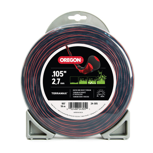 Oregon 24-305 TerraMax Helical Trimmer Line .105" 185' 1 lb Donut