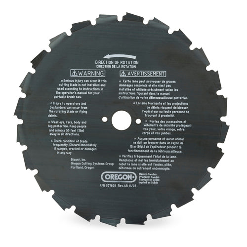 Oregon 41-932 Clearing Saw Blade 9" 24-Tooth EIA