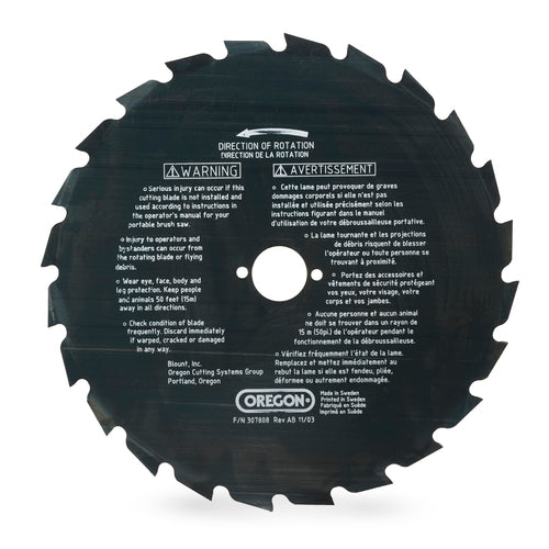 Oregon 41-937 Clearing Saw Blade 9" 24-Tooth MAXI 1" Arbor