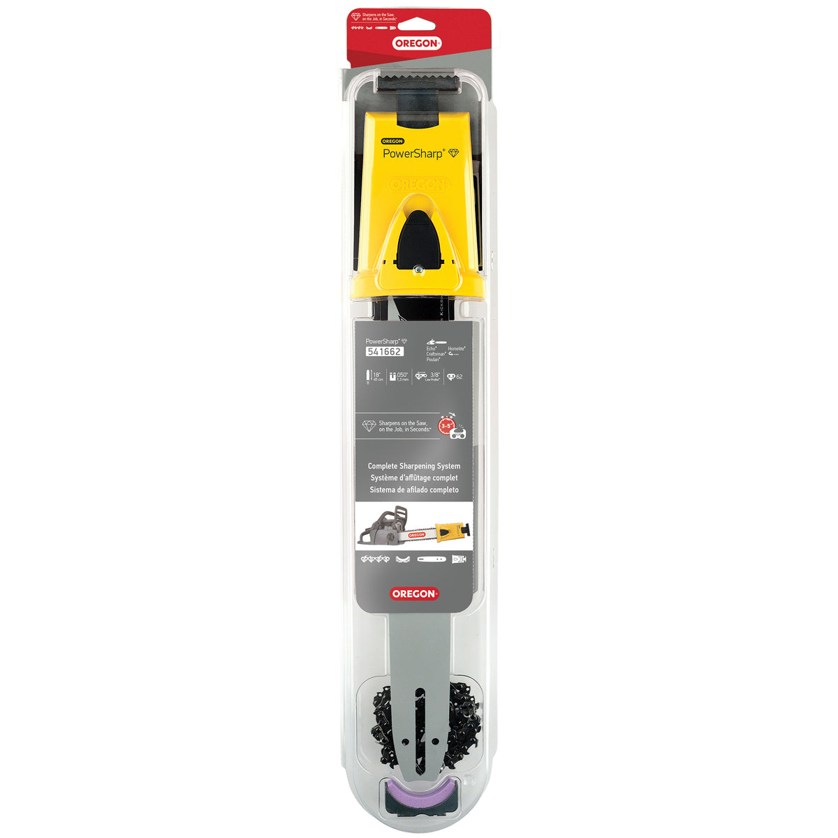 OREGON 541662 POWERSHARP® STARTER KIT, PS62/18IN 041