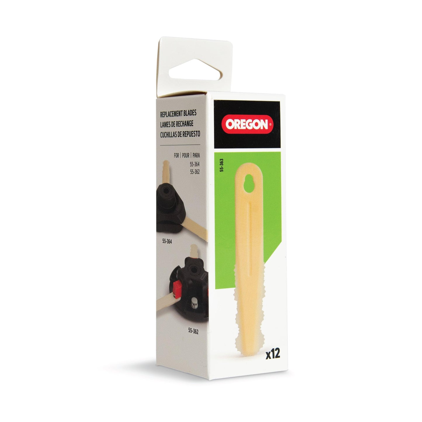 Oregon 55-363 Replacement Brush Blades 12 Pack
