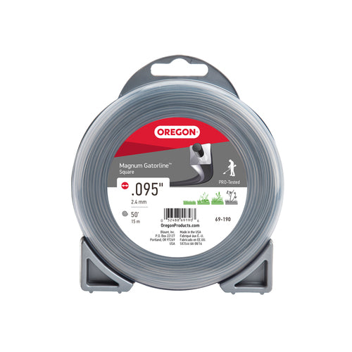 Oregon 69-190 Magnum Gatorline Square Trimmer Line .095" 50' Donut
