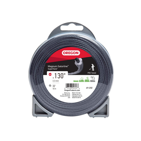 Oregon 69-202 SuperTwist Magnum Gatorline Trimmer Line .130" 32' Donut