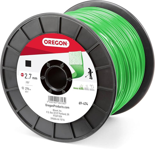 Oregon 69-474 Square Trimmer Line .105" 971' 5 lb Spool