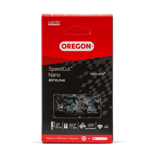 Oregon SpeedCut Nano Chain 80TXL046G 0.325" Pitch .043" Gauge Low Profile 46 DL