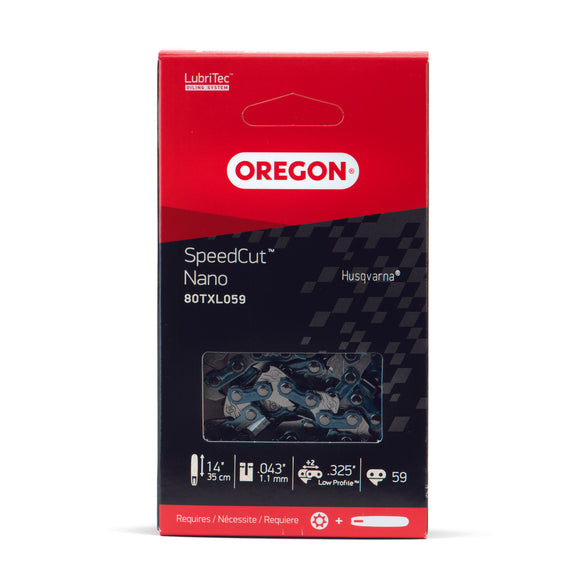 Oregon SpeedCut Nano Chain 80TXL059G 0.325