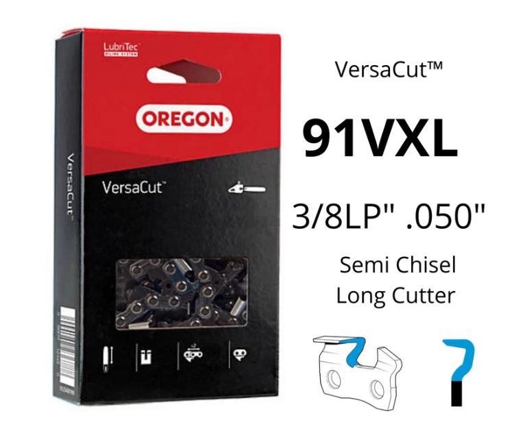 Oregon VersaCut Chain Low Profile 91VXL056G 3/8" Pitch .050" Gauge 56 DL