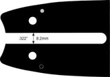 Oregon 18" Chainsaw Advancecut Guide Bar 180SXEA074