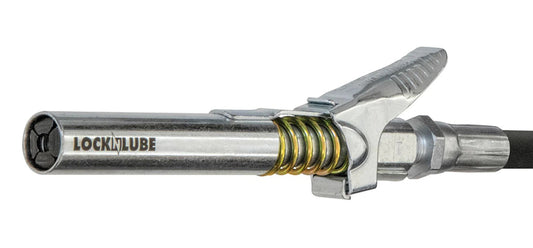 LockNLube GC81042 XL Grease Gun Coupler With Rebuild Kit For Recessed Zerk Fittings