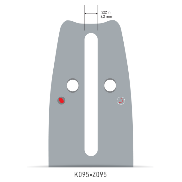 OREGON 138SLBK095 PRO-LITE BAR, .325 SERIES, 13