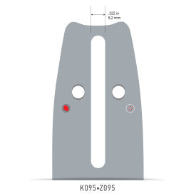 Oregon 16" Chainsaw DuraCut™ Guide Bar 168ATMK095