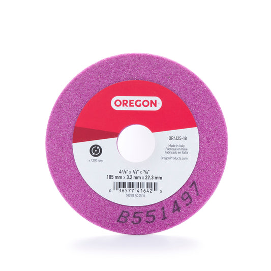 OREGON OR4125-18A VITRIFIED GRINDING WHEEL FOR SHARPENING CHAINSAW CHAIN