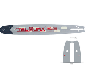 28" Tsumura Light Weight Guide Bar 3/8" Pitch .050 Gauge 91 Drive Links Fits Stihl