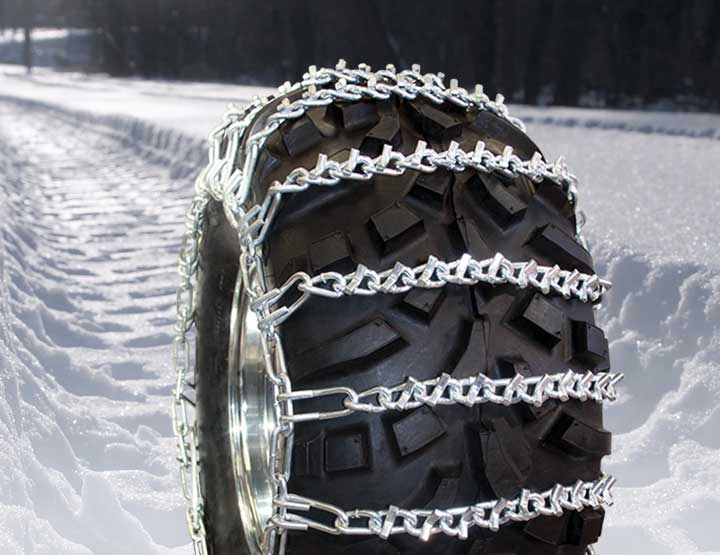 ICC ATV323-2 V-Bar 2-Link Tire Chains – Fits 25x13-9, 26x10.5-12, 27x12-14
