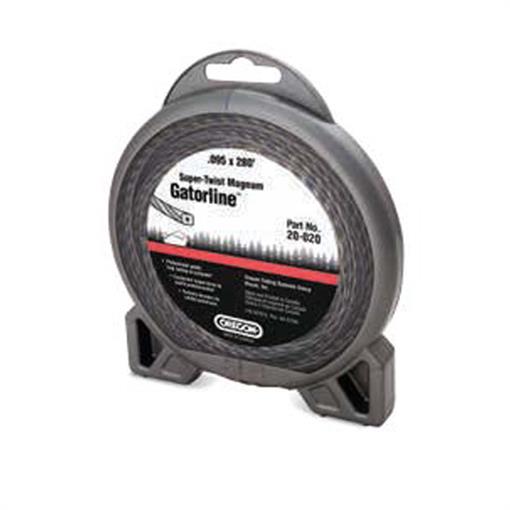 OREGON TRIMMER LINE 20-036 GATORLINE, MAGNUM SUPERTWIST .105" 5LB SPOOL 1181'