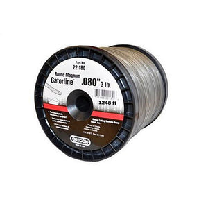 OREGON TRIMMER LINE 22-180 GATORLINE, MAGNUM ROUND .080" 3LB SPOOL 1248'