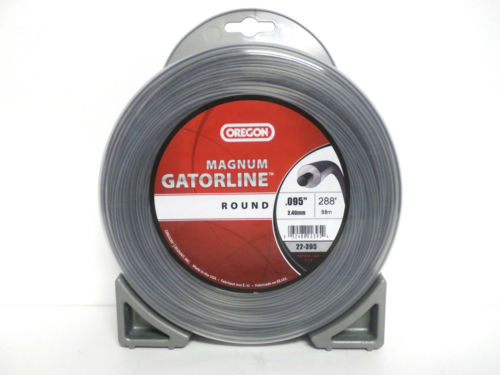 OREGON TRIMMER LINE 22-395 GATORLINE, MAGNUM ROUND .095" 1LB DONUT 289'