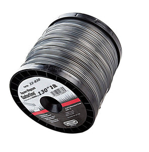 OREGON TRIMMER LINE 22-830 GATORLINE, MAGNUM SQUARE .130" 3LB SPOOL 360'