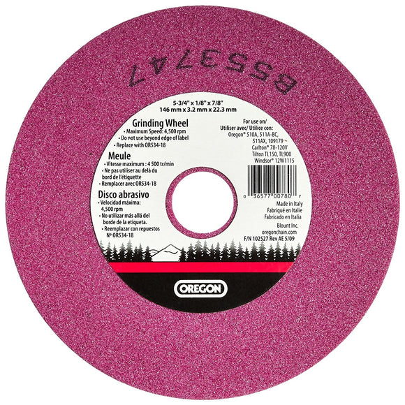 Oregon Aluminum Oxide Grinding Wheel (5-3/4