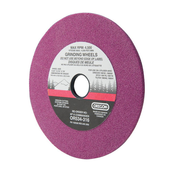 Oregon Aluminum Oxide Grinding Wheels (5-3/4