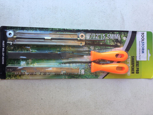 TOOLSTORM CHAINSAW CHAIN SHARPENING FILE GUIDE KITS 7/32" 6PC